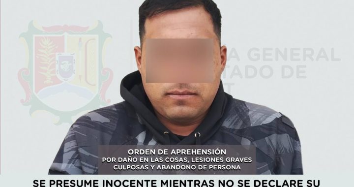 APREHENDIDO POR DAÑO EN LAS COSAS, LESIONES GRAVES CULPOSAS Y ABANDONO DE PERSONA.