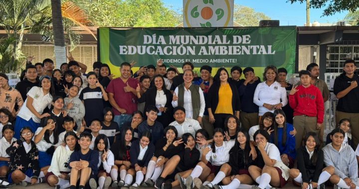 En Bahía de Banderas se inspira a los jóvenes a cuidar el planeta desde sus aulas .