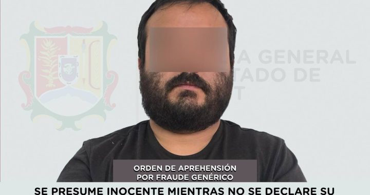 DETENIDO POR CONTAR CON TRES ÓRDENES DE APREHENSIÓN POR FRAUDE.