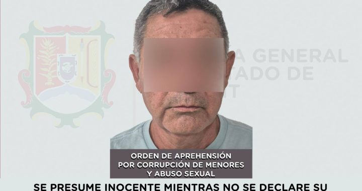 APREHENDIDO POR CORRUPCIÓN DE MENORES Y ABUSO SEXUAL.