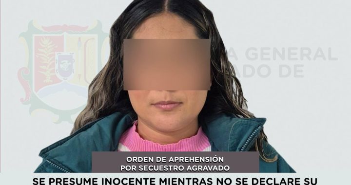 CAPTURADA PRESUNTA RESPONSABLE DE SECUESTRO AGRAVADO.