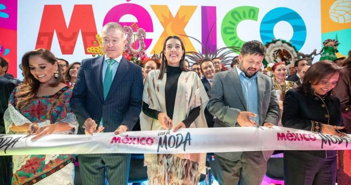 El arte wixárika de Nayarit brilla en la inauguración del Pabellón México en FITUR.