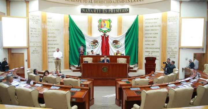 Convocan Congreso de Nayarit a periodo extraordinario de sesiones.