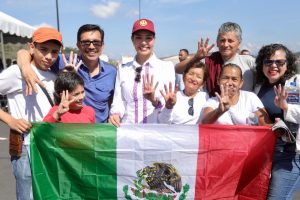 Geraldine Ponce se suma al llamado de Claudia Sheinbaum para defender la soberanía nacional.