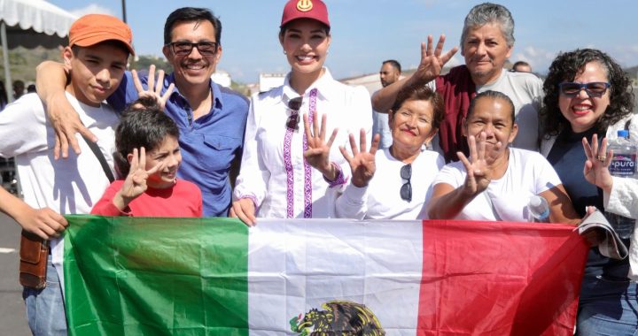 Geraldine Ponce se suma al llamado de Claudia Sheinbaum para defender la soberanía nacional.