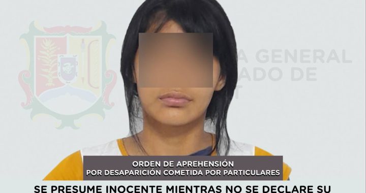 APREHENDIDA POR DESAPARICIÓN COMETIDA POR PARTICULARES.