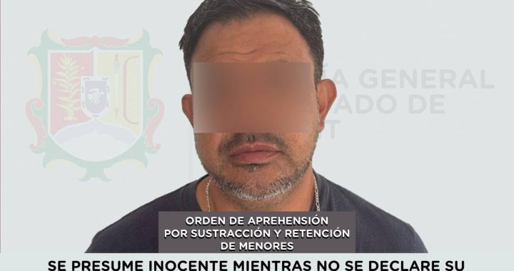 APREHENDIDO POR SUSTRACCIÓN Y RETENCIÓN DE MENORES.
