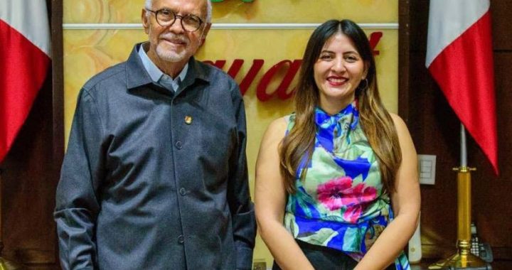 Se reúne Miguel Ángel Navarro con titular de la Junta Local Ejecutiva del INE en Nayarit.