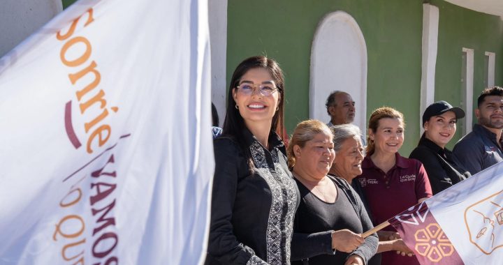 Geraldin Ponce Reabilita la calle 21 de Febrero, en la colonia Tierra y Libertad.