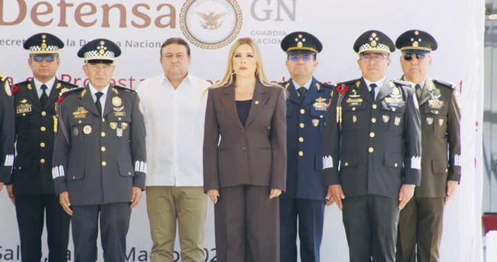 Participa Nayarit en ceremonia de la Guardia Nacional en Jalisco.