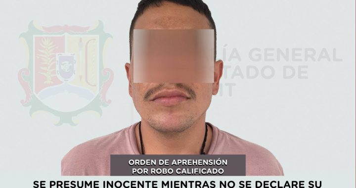 SE DA CUMPLIMIENTO A UNA ORDEN DE APREHENSIÓN POR ROBO CALIFICADO.