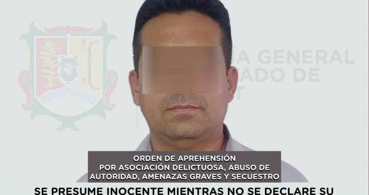 DETENIDO POR ASOCIACIÓN DELICTUOSA, ABUSO DE AUTORIDAD, AMENAZAS GRAVES Y SECUESTRO.