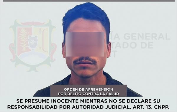 SE DA CUMPLIMIENTO A UNA ORDEN DE APREHENSIÓN POR POSESIÓN DE ESTUPEFACIENTES.