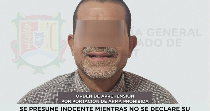 CAPTURADO EN TECUALA POR PORTACIÓN DE ARMA PROHIBIDA.