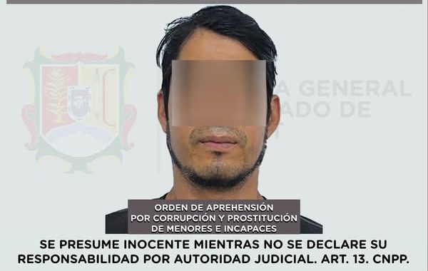 APREHENDIDO POR CORRUPCIÓN Y PROSTITUCIÓN DE MENORES.