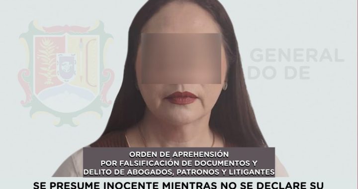 CAPTURADA POR FALSIFICACIÓN DE DOCUMENTOS Y EL DELITO DE ABOGADOS, PATRONOS Y LITIGANTES.