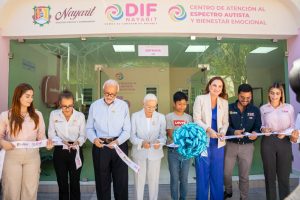 Miguel Ángel Navarro y Beatriz Estrada fortalecen la inclusión, inauguran nuevo Centro de Atención al Autismo y Bienestar Emocional.