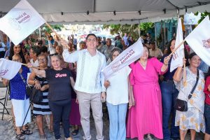 Arranca rehabilitación de la calle Camarón en La Cruz de Huanacaxtle.
