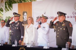 Conmemoran en San Blas el 112 aniversario de la Gesta Heroica del Puerto de Veracruz.