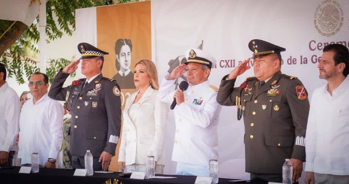 Conmemoran en San Blas el 112 aniversario de la Gesta Heroica del Puerto de Veracruz.