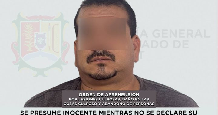 CAPTURADO POR LESIONES CULPOSAS, DAÑO EN LAS COSAS CULPOSO Y ABANDONO DE PERSONAS.