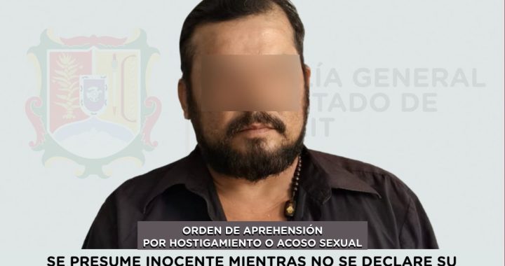 CAPTURADO POR HOSTIGAMIENTO O ACOSO SEXUAL CONTRA UNA ADOLESCENTE.