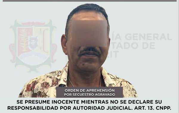 SE EJECUTA ORDEN DE APREHENSIÓN POR SECUESTRO AGRAVADO.
