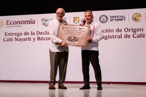 Miguel Ángel Navarro impulsa reconocimiento histórico para el Café Nayarit con Denominación de Origen.