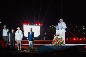 Miguel Ángel Navarro y Rommel Pacheco inauguran los Juegos Escolares CONADE 2026.