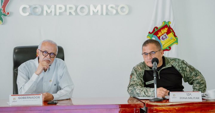 Miguel Ángel Navarro refrenda la coordinación permanente por la paz y la seguridad de Nayarit.