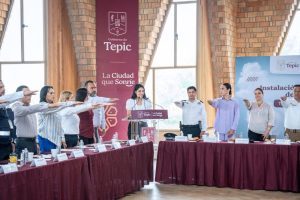Instala Geraldine Ponce el Consejo Municipal de Protección Civil para temporada de lluvias.