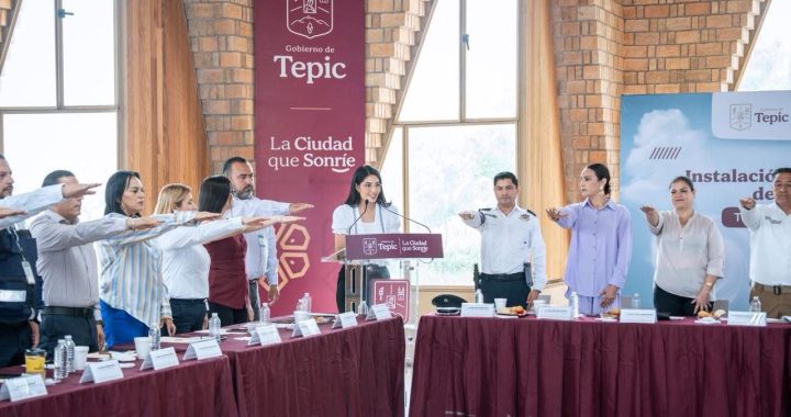 Instala Geraldine Ponce el Consejo Municipal de Protección Civil para temporada de lluvias.