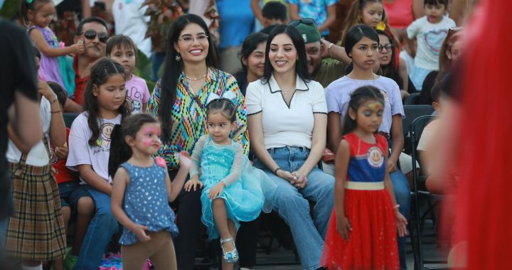 Con Geraldine Ponce, Tepic estrena el Parque de las Sonrisas.