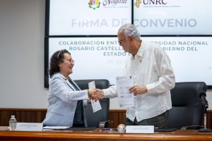 Miguel Ángel Navarro impulsa la llegada de la Universidad Nacional Rosario Castellanos a Tuxpan.