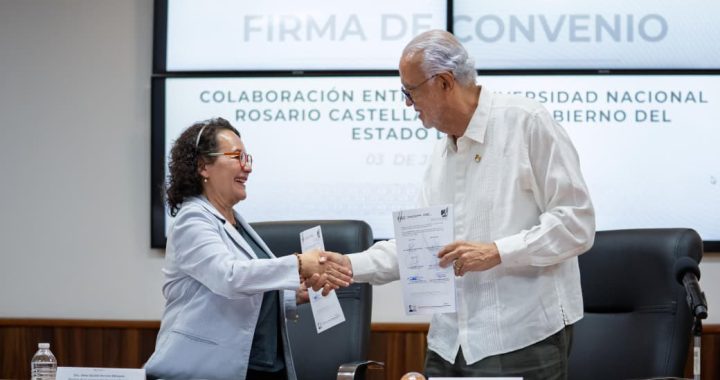 Miguel Ángel Navarro impulsa la llegada de la Universidad Nacional Rosario Castellanos a Tuxpan.