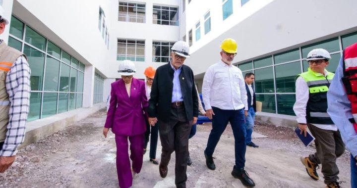 Gobierno del Estado supervisa avances del Hospital de Alta Especialidad IMSS Bienestar de Tepic.