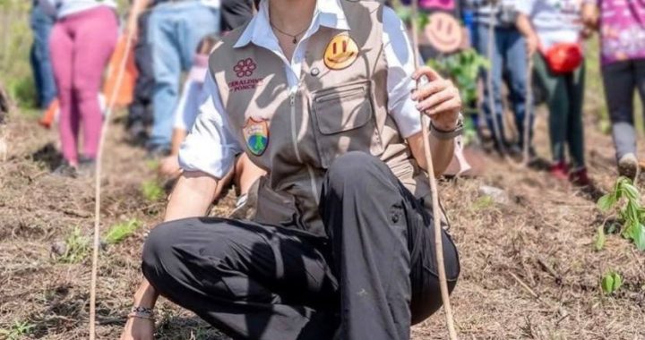 Geraldine Ponce anuncia reforestación 2026 con más de 100 mil árboles para Tepic.