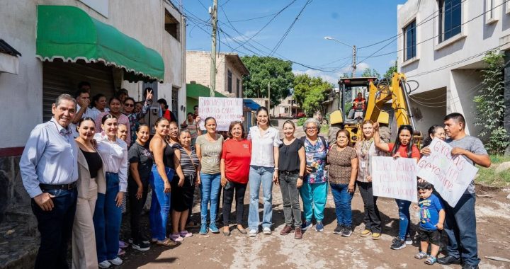Geraldine Ponce arranca obra elegida por vecinos de la colonia San Juanito y fortalece gobierno de cercanía.