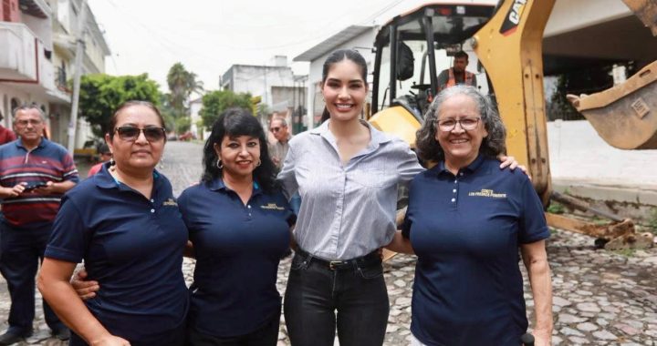 Geraldine Ponce cumple compromisos y lleva soluciones a Los Fresnos Poniente.