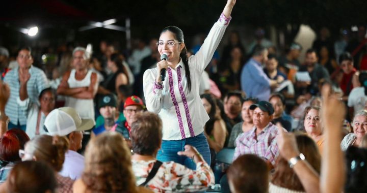 Geraldine Ponce anuncia nuevas obras para la colonia 2 de Agosto y reafirma gobierno cercano a la gente.