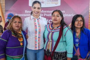 Geraldine Ponce fortalece diálogo con pueblos originarios y llevará sus gestiones ante Claudia Sheinbaum.