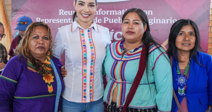 Geraldine Ponce fortalece diálogo con pueblos originarios y llevará sus gestiones ante Claudia Sheinbaum.