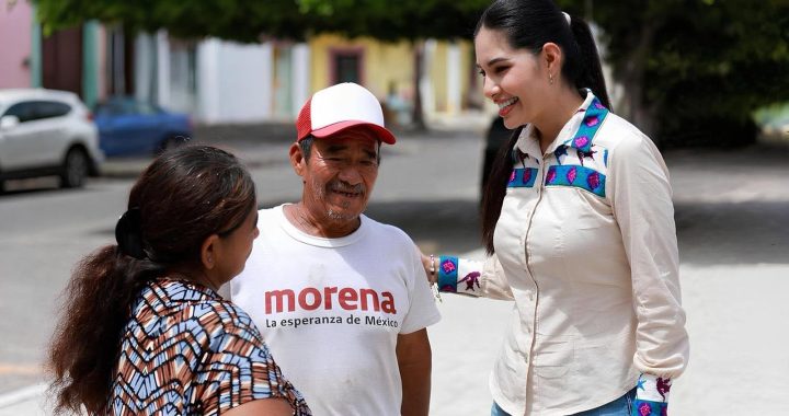 Casa por casa ; Geraldine Ponce recorrerá los 20 municipios de Nayarit para defender la Transformación Verdadera.