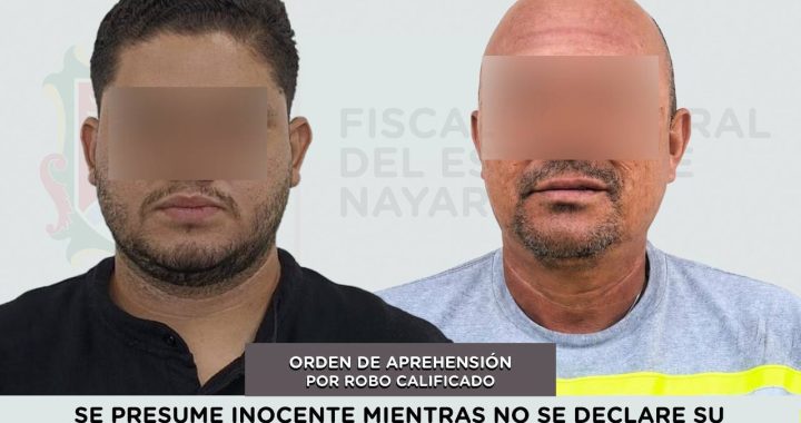 APREHENDIDOS POR ROBO CALIFICADO A ACEROS DEL NAYAR.
