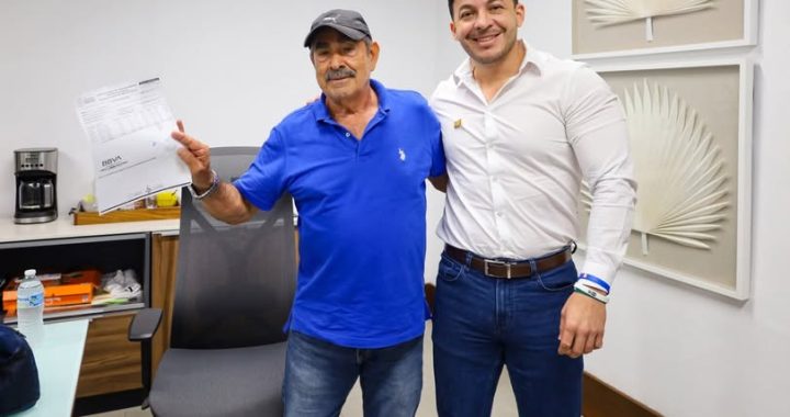 Israel Santillán reafirma su compromiso con la economía de las familias.