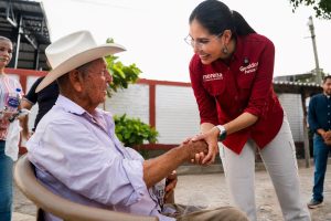 Geraldine Ponce en Bahía de Banderas: seguiremos defendiendo que se priorice a quienes menos tienen.