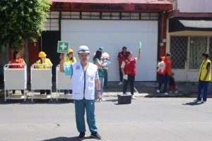 Realiza IMSS Nayarit primer simulacro de evacuación al exterior en la Guardería Ordinaria No. 1 de Tepic.