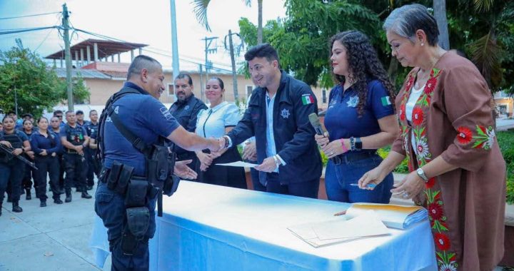 Gobierno de Bahía de Banderas garantiza mayor respaldo a elementos de Seguridad Ciudadana y Tránsito Municipal.
