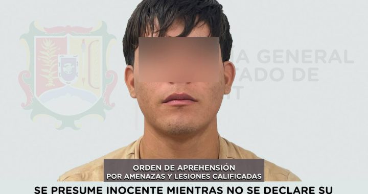 DETENIDO POR LOS DELITOS DE AMENAZAS Y LESIONES CALIFICADAS.