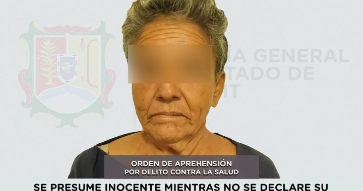 CAPTURADA EN ACAPONETA PROBABLE RESPONSABLE DE DELITO CONTRA LA SALUD.